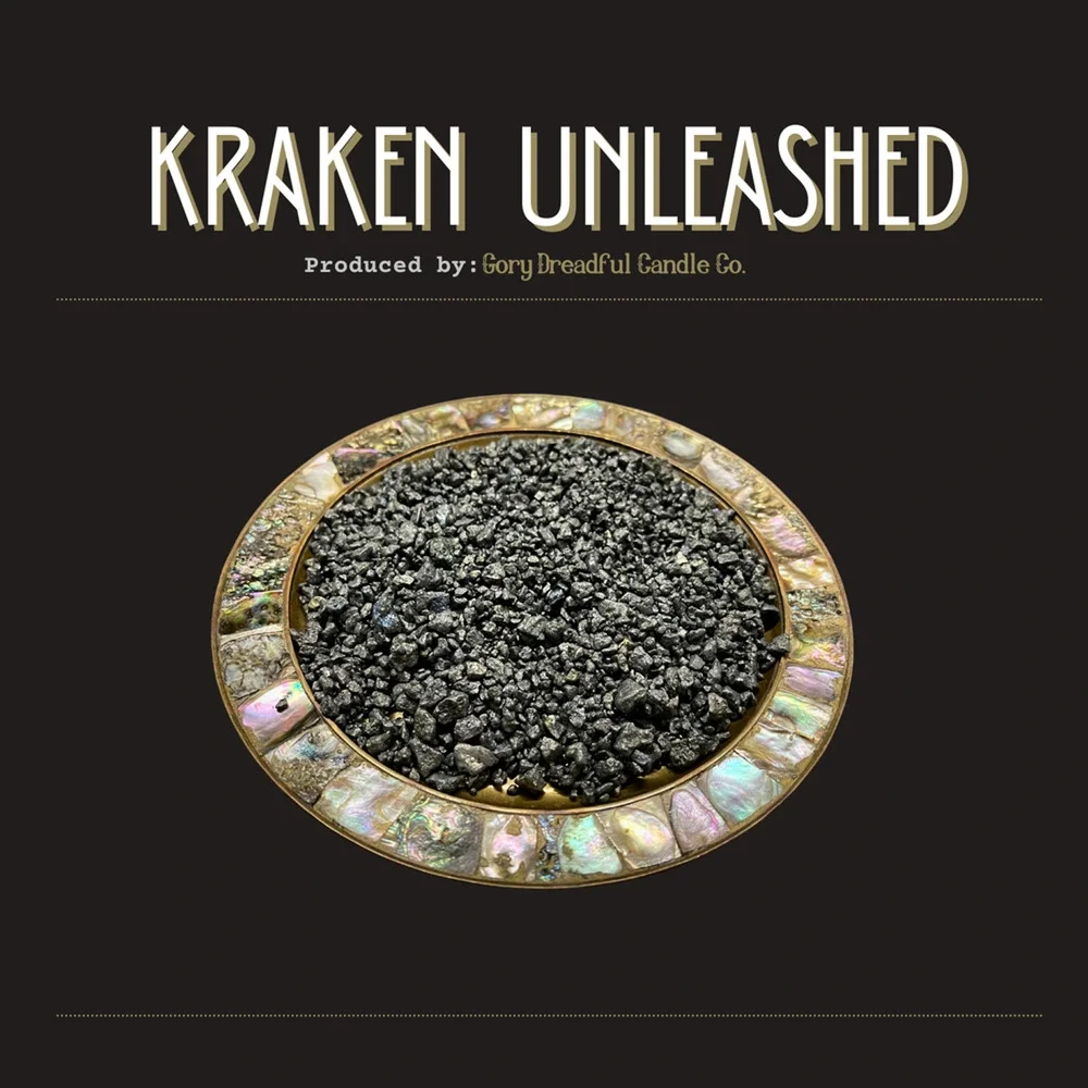Kraken Unleashed Sizzling Room Salt Crystal Potpourri: Amber Citrus Musk Scent